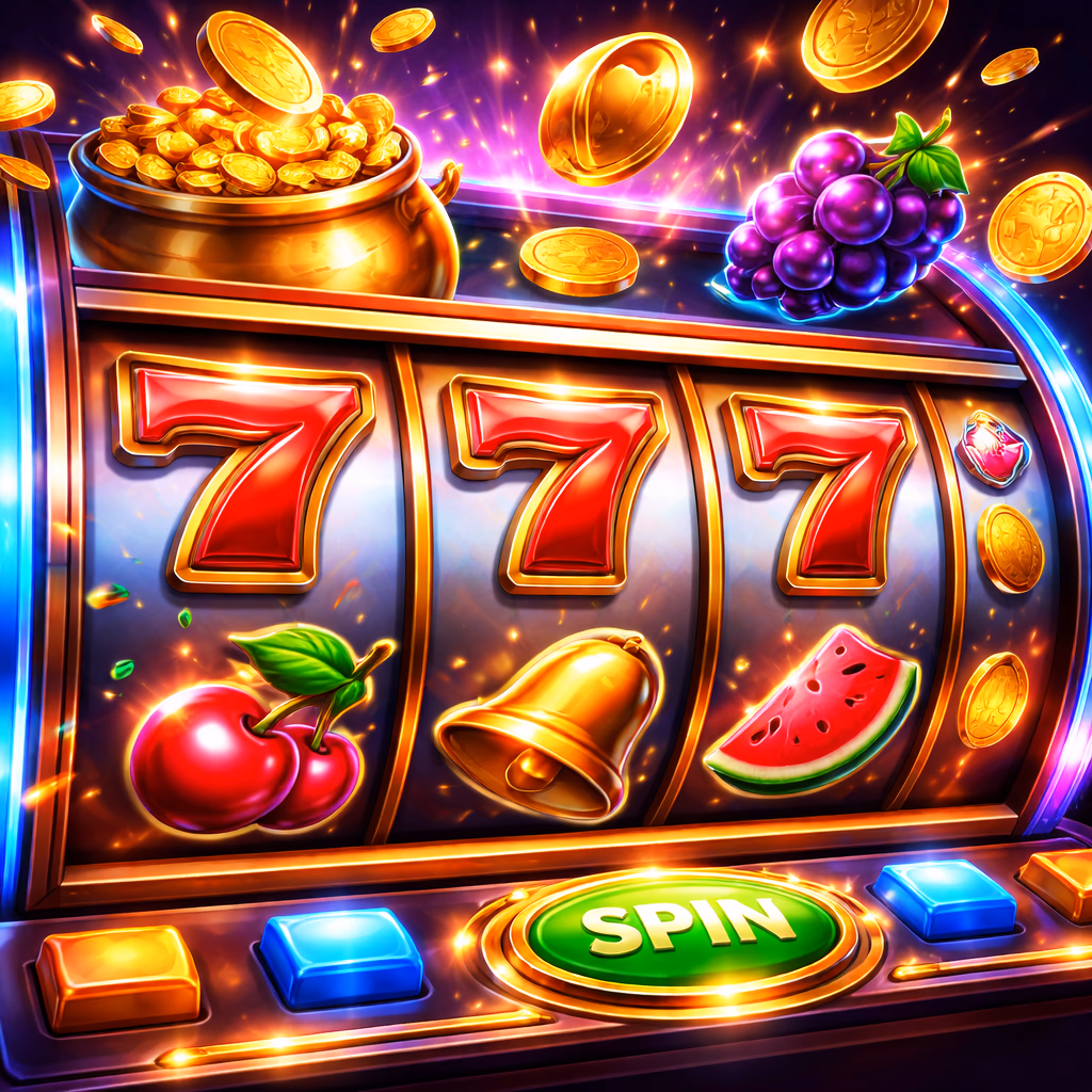 Cheerful player enjoying vivid online slot games with lucky 777 symbols on EP444 in Bangladesh